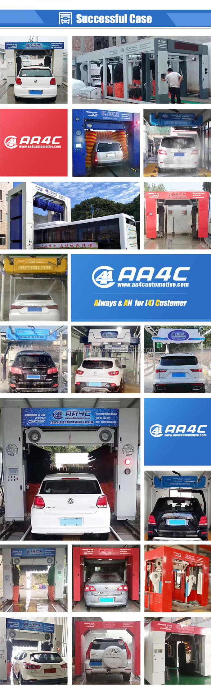 Système automatique AA-CW9 de machine à laver de voiture de système de machine à laver de voiture de brosses de la machine 9 de station de lavage de tunnel d'AA4C